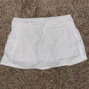 Lululemon white skirt